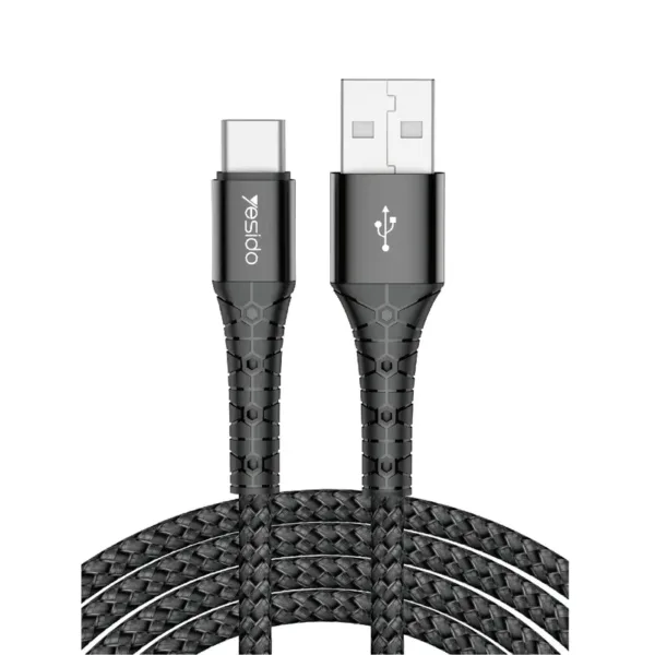 Yesido USB To Type-C CA50 2M Nylon Braided Data Cable