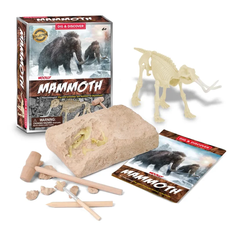 Dinosaur Toys Dino Toy Dinosaurs Fossil Prehistoric MAMMOTH Bones Excavation Prehistoric animal Dig up Dino Best selling toy 2024 DIY Learning Educational STEM Science Kit Toy for Kids Gift