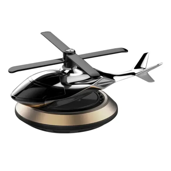 Air Freshener Solar Powered Dashboard Ornament Private Helicopter Aromatherapy Classic Propeller Blade Rotating Air-craft
