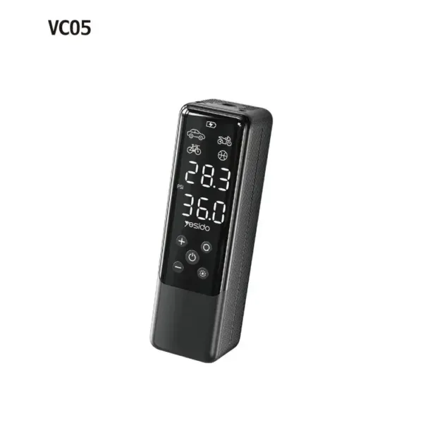Yesido VC05 Digital Display Car Inflation Pump