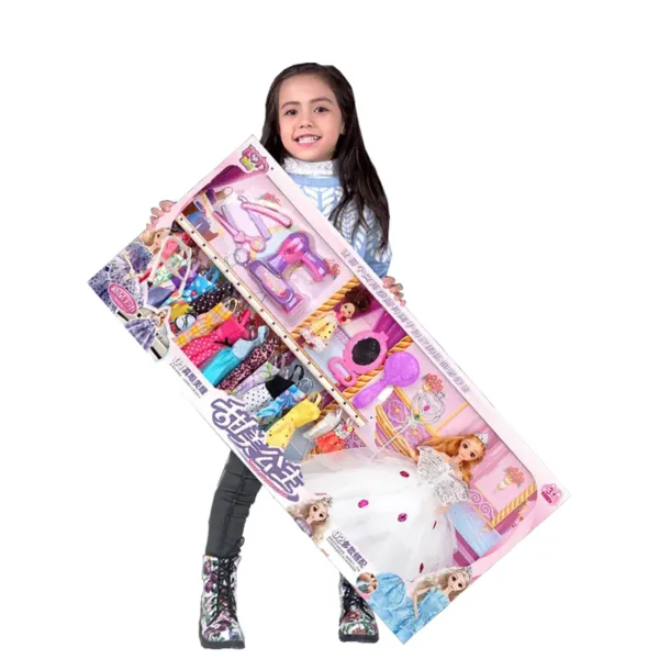 Doll Set Dolls Set Single Doll (Model F) closet Doll Toys for Girls 80cm Dolls Clothes Set Fashion Creative Design Clothes Toys for Girls Birthday Gift Baby Toys Educational Princes Gift house big size princess dress up doll set for kids